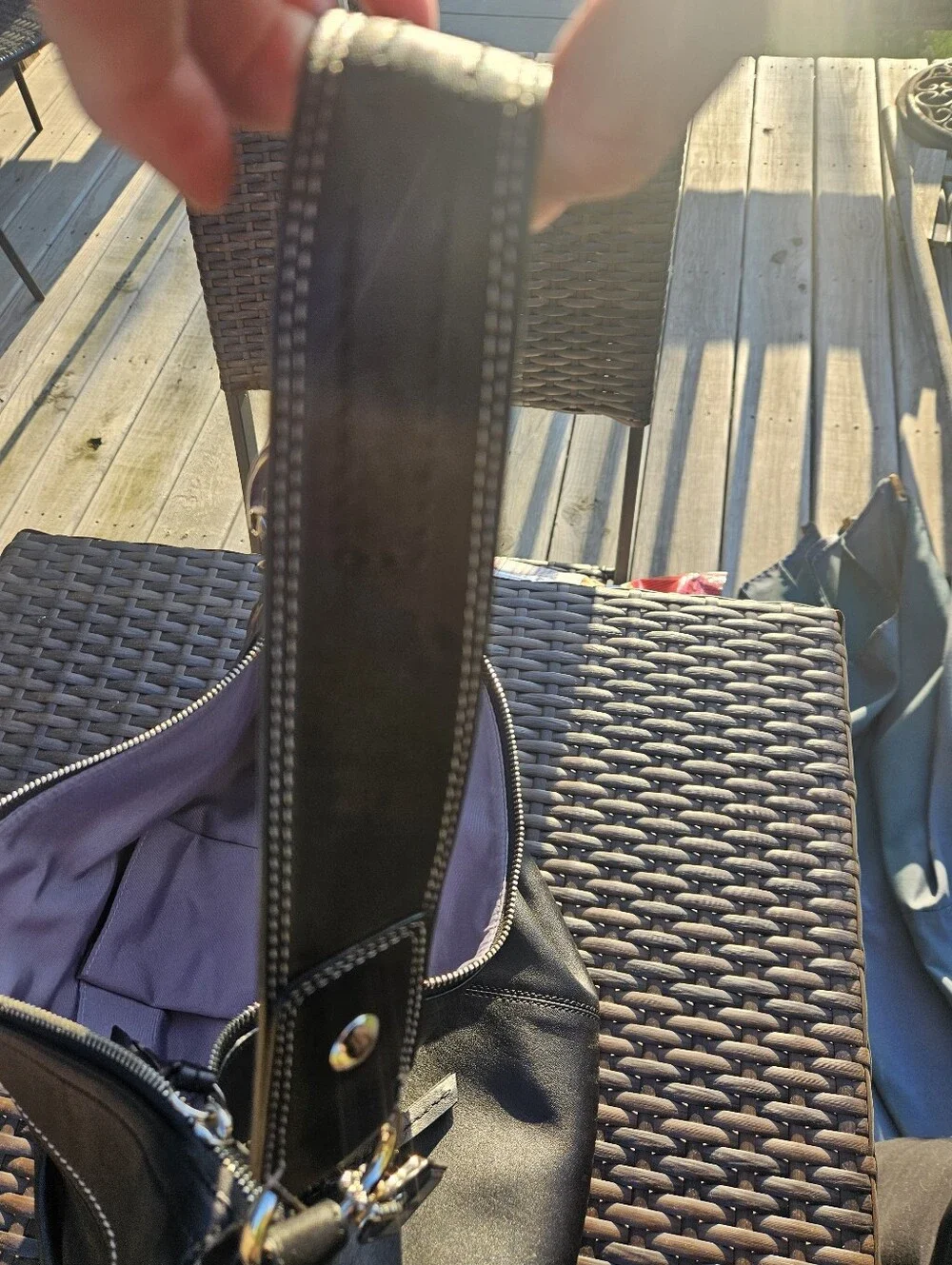 Coach Soho Black Leather Hobo Shoulder Bag with Silver Hardware